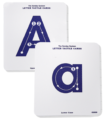 Letter Tactile Card Decks